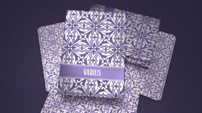 VARIUS, Limited Edition Purple Playing Cards