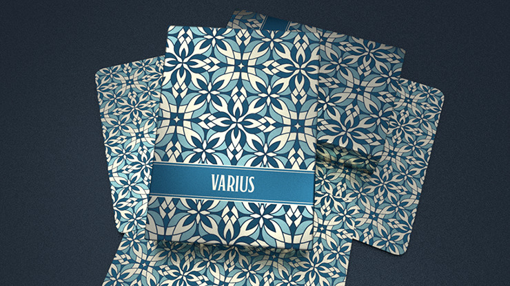 VARIUS, Limited Edition Teal Playing Cards