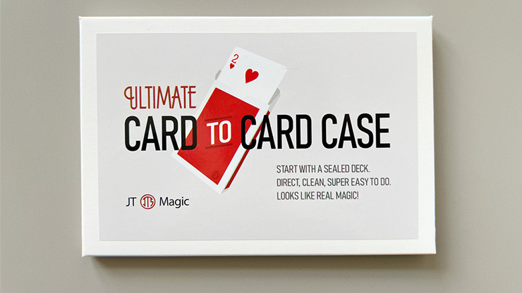 Ultimate Card to Card Case BLUE, Gimmicks and Online Instructions by JT