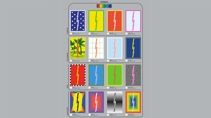 Fontaine: 5000's Blind Pack Playing Cards - Image 2