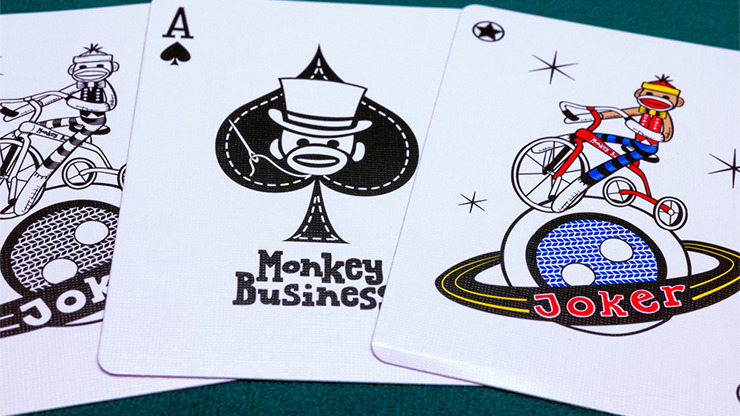 Monkey Business Playing Cards, Sock Monkey - Image 3