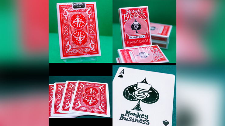 Monkey Business Playing Cards, Sock Monkey - Image 4