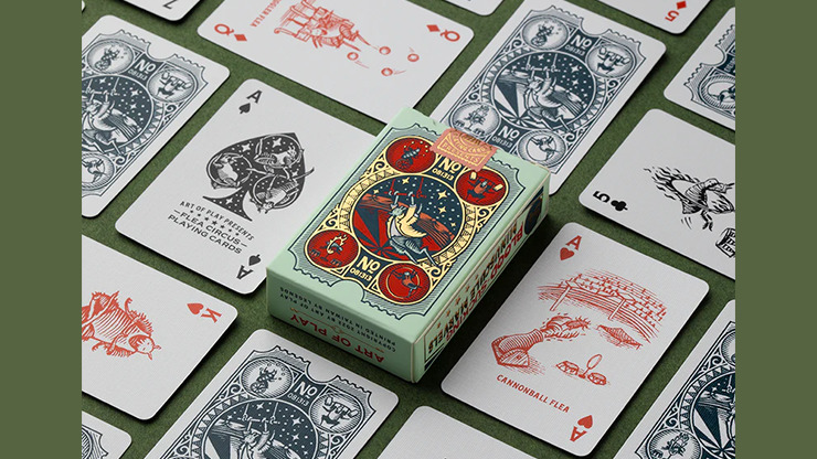 Flea Circus Playing Cards by Art of Play - Image 4
