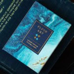 Fluid Art Blue, Luxury Edition Playing Cards