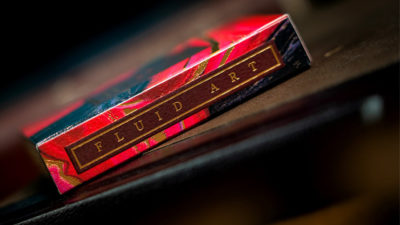 Fluid Art Red, Luxury Edition Playing Cards - Image 4