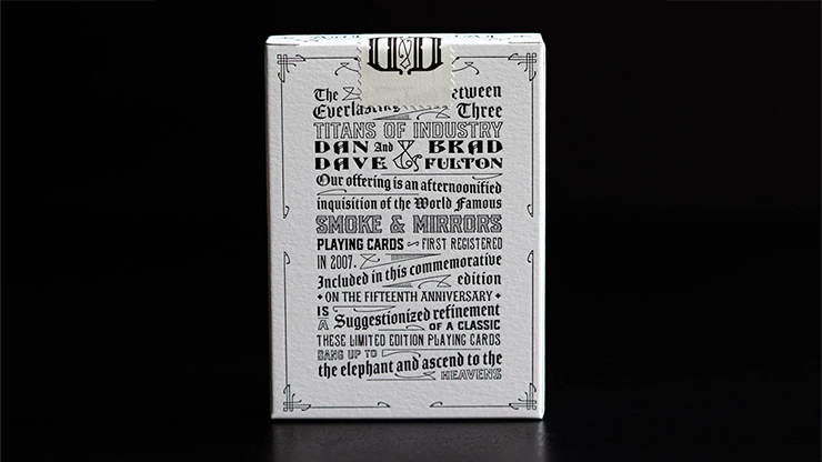 Smoke & Mirrors x Fulton, Smoke-White Playing Cards by Dan & Dave - Image 2
