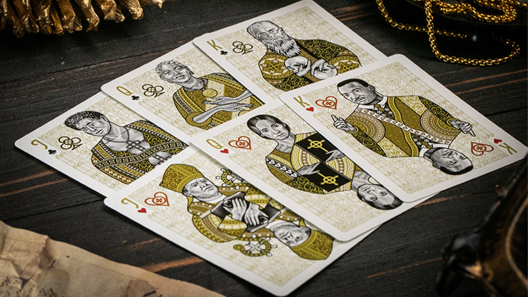 The Cross, Golden Grace Foiled Edition Playing Cards by Peter Voth x Riffle Shuffle - Image 5