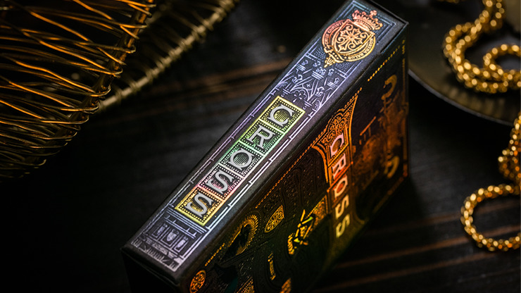 The Cross, Golden Grace Foiled Edition Playing Cards by Peter Voth x Riffle Shuffle - Image 6