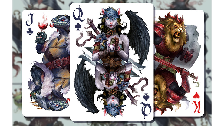 Therian, Wood Playing Cards - Image 3