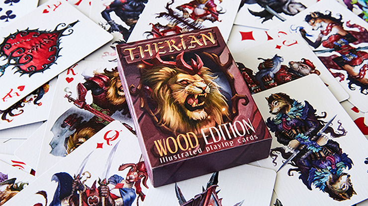Therian, Wood Playing Cards