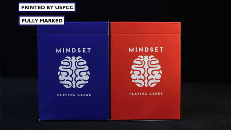 Mindset Duo 1 Red and 1 Blue Set Playing Cards, Marked by Anthony Stan - Image 2