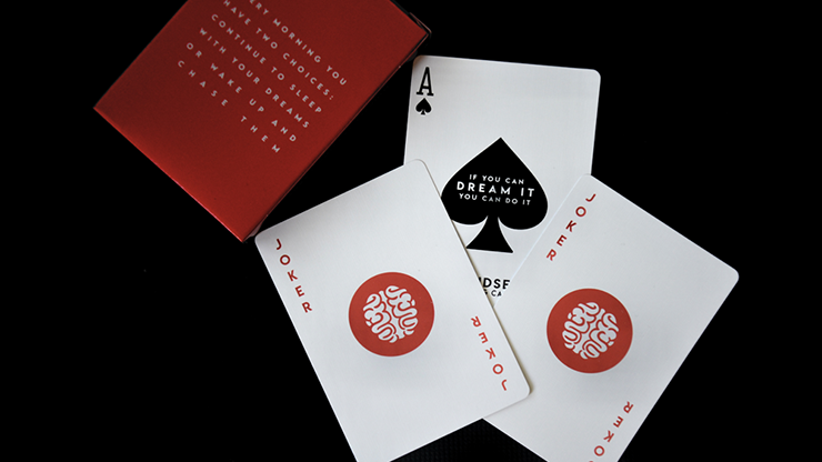 Mindset Duo 1 Red and 1 Blue Set Playing Cards, Marked by Anthony Stan - Image 3
