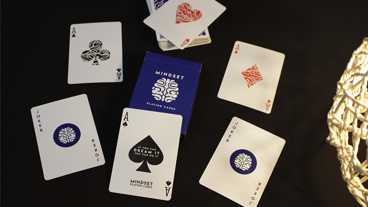 Mindset Duo 1 Red and 1 Blue Set Playing Cards, Marked by Anthony Stan - Image 4