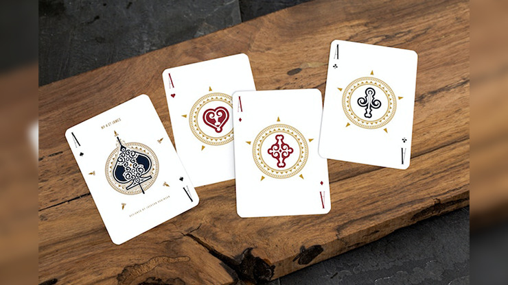 No. 4 St. James Texas Playing Cards, White - Image 3