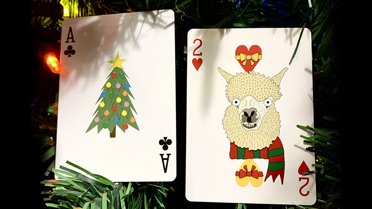 Alpaca Christmas Playing Cards - Image 2