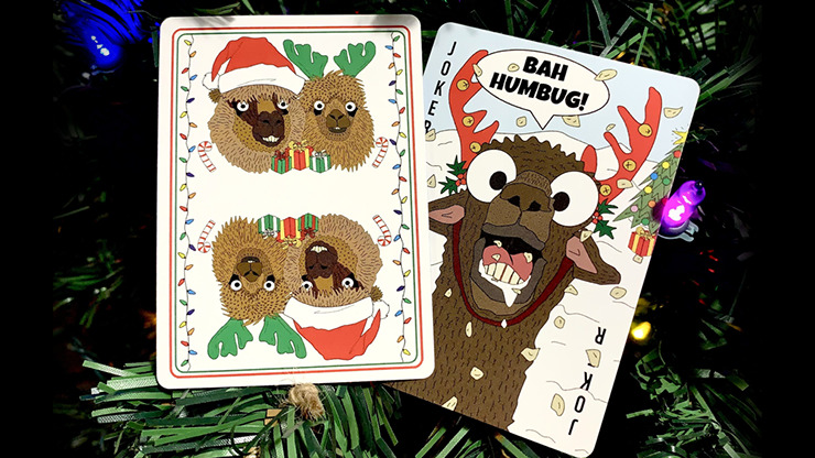 Alpaca Christmas Playing Cards - Image 3