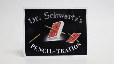 Dr. Schwartz's Pencil-Tration, Gimmicks and Online Instructions by Martin Schwartz - Trick (Deck color may vary)