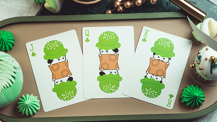 Glace Playing Cards, Green by Bacon Card Magic Company - Image 4