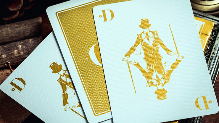 Smoke & Mirrors V9, Gold, Standard Edition Playing Cards by Dan & Dave - Image 3