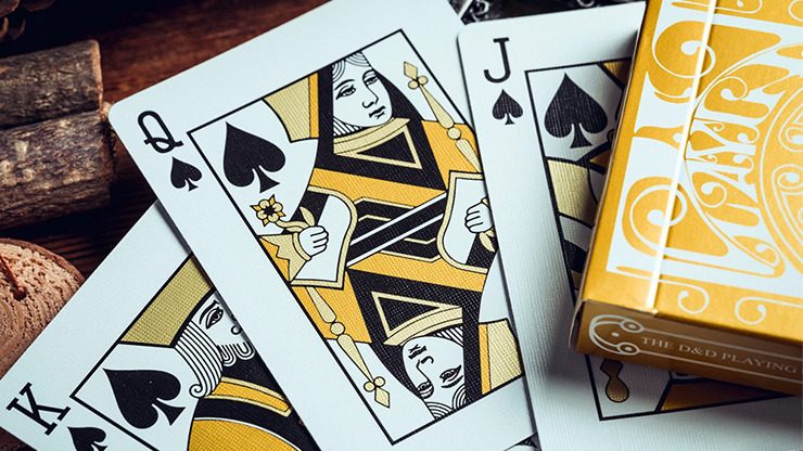 Smoke & Mirrors V9, Gold, Standard Edition Playing Cards by Dan & Dave - Image 4
