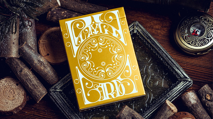 Smoke & Mirrors V9, Gold, Standard Edition Playing Cards by Dan & Dave