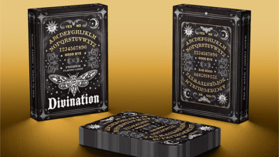 Divination, Black Playing Cards by Midnight Cards