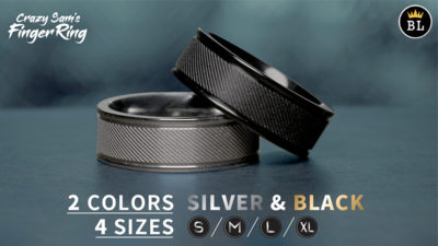 Hanson Chien Presents Crazy Sam's Finger Ring BLACK / LARGE, Gimmick and Online Instructions by Sam Huang - Image 6