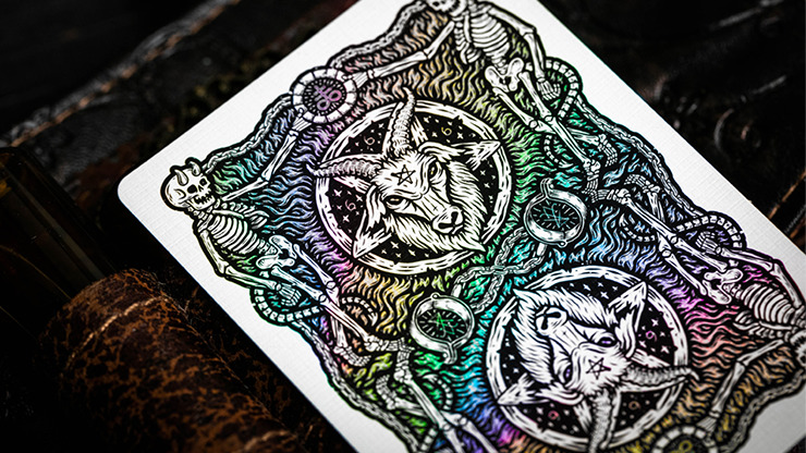666 Dark Reserves Holographic Foiled Edition Playing Cards by Riffle Shuffle - Image 2