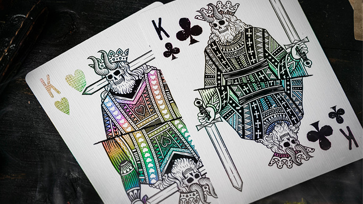 666 Dark Reserves Holographic Foiled Edition Playing Cards by Riffle Shuffle - Image 5