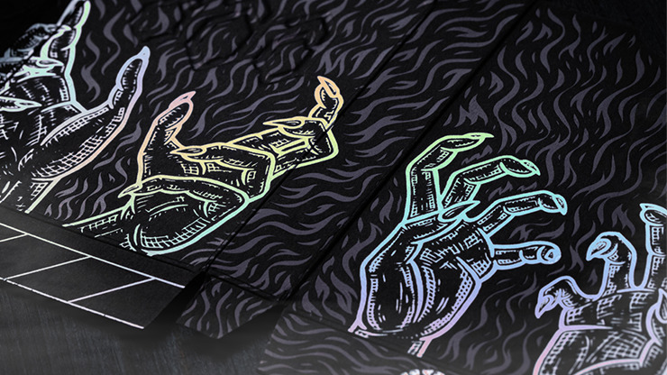 666 Dark Reserves Holographic Foiled Edition Playing Cards by Riffle Shuffle - Image 6