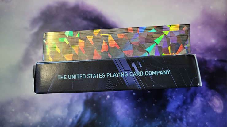 Bicycle Battlestar, blue seal, Starlight Gilded Playing Cards - Image 2