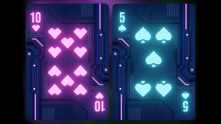 Bicycle Battlestar, purple seal, Royal Gilded Playing Cards - Image 6