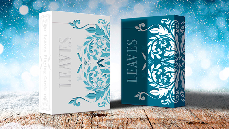 Leaves Winter, Blue Playing Cards by Dutch Card House Company - Image 4