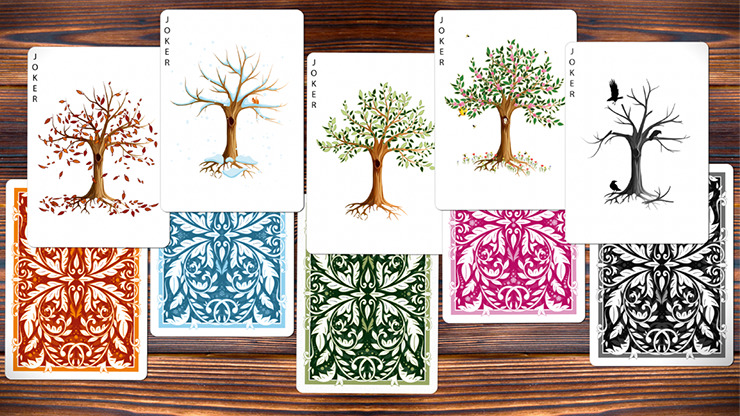 Leaves Winter, Blue Playing Cards by Dutch Card House Company - Image 5