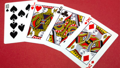 Butterfly Worker Marked Playing Cards, Red by Ondrej Psenicka - Image 4