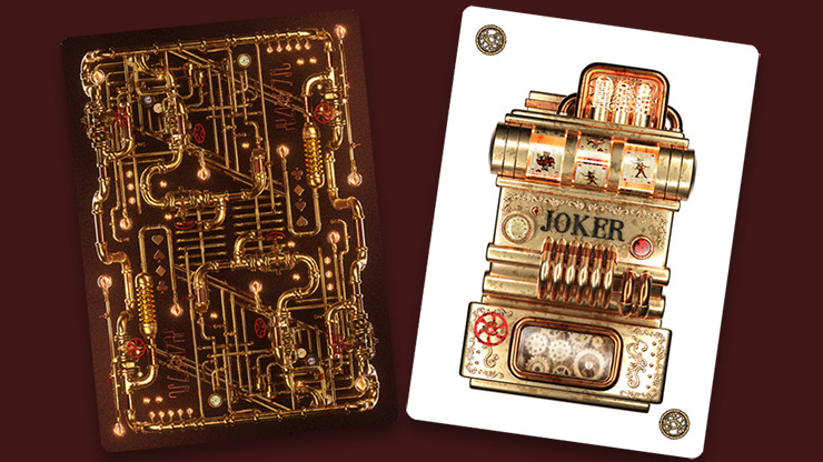 Victorian Steampunk, Silver Playing Cards - Image 3