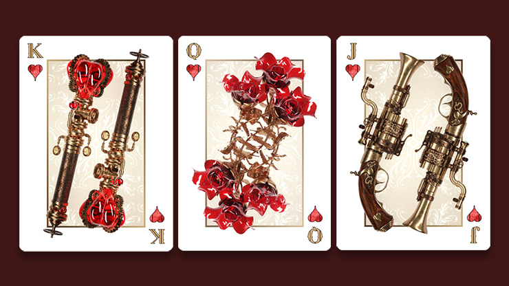 Victorian Steampunk, Gold Playing Cards - Image 6