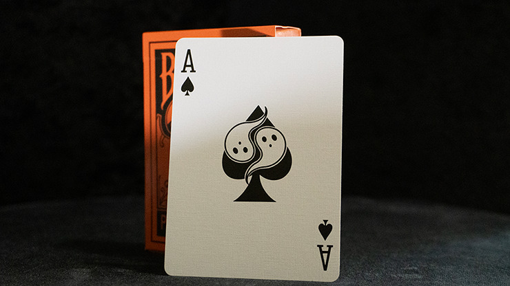 Bicycle Boo Back Playing Cards, Orange - Image 4