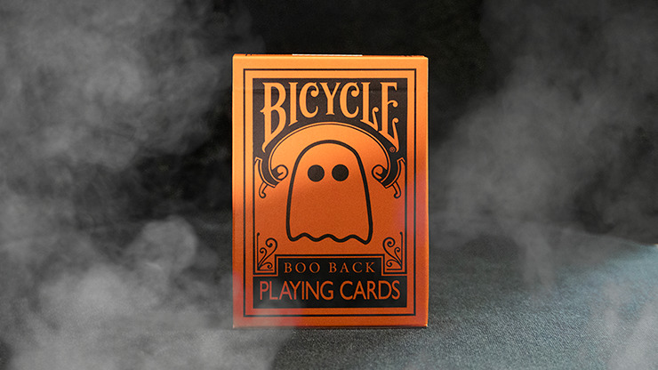 Bicycle Boo Back Playing Cards, Orange