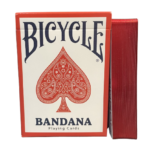 Gilded Bicycle Bandana, Red Playing Cards