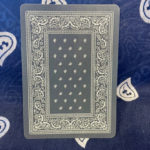Gilded Bicycle Bandana, Blue Playing Cards - Image 2