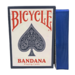 Gilded Bicycle Bandana, Blue Playing Cards