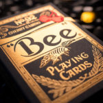 Limited Bee X Cherry 3 deck Set, Blue, Red and Black Playing Cards