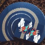 The Dragon, Blue Gilded Playing Cards - Image 3