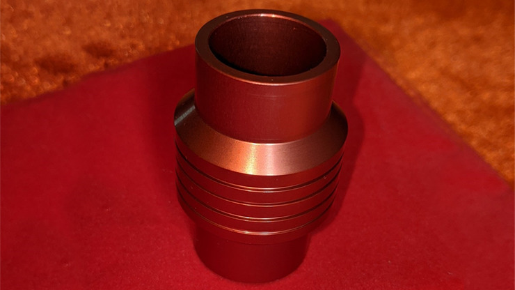 Penny Tube, Aluminum Red by Chazpro Magic