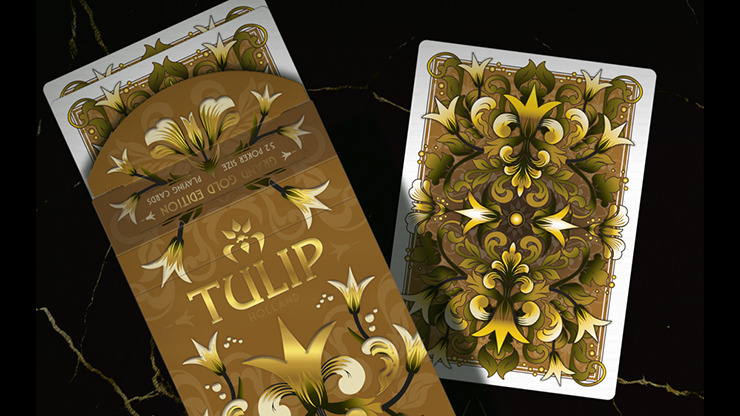 Grand Tulip Gold Playing Cards - Image 5