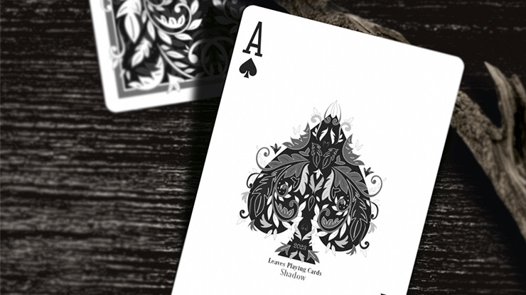 Leaves Black Playing Cards - Image 3