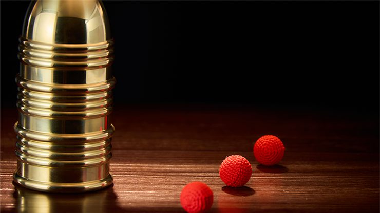 Cups and Balls Set, Brass With Black Matt Inner by Bluether Magic and Raphael - Image 4