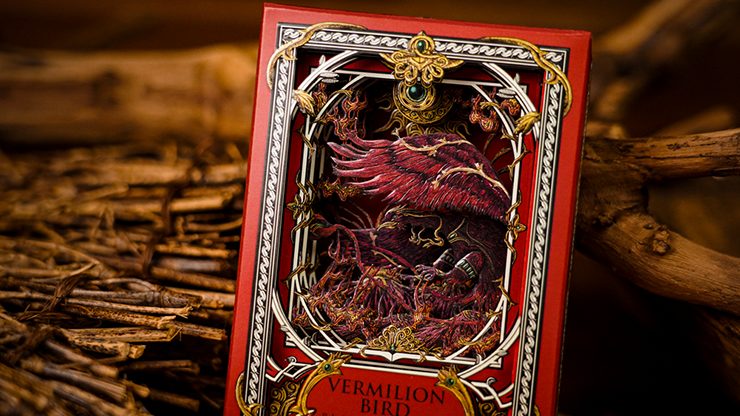 Vermilion Bird Deluxe Wooden Box Set by Ark Playing Cards - Image 3