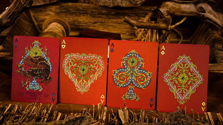 Vermilion Bird Deluxe Wooden Box Set by Ark Playing Cards - Image 5